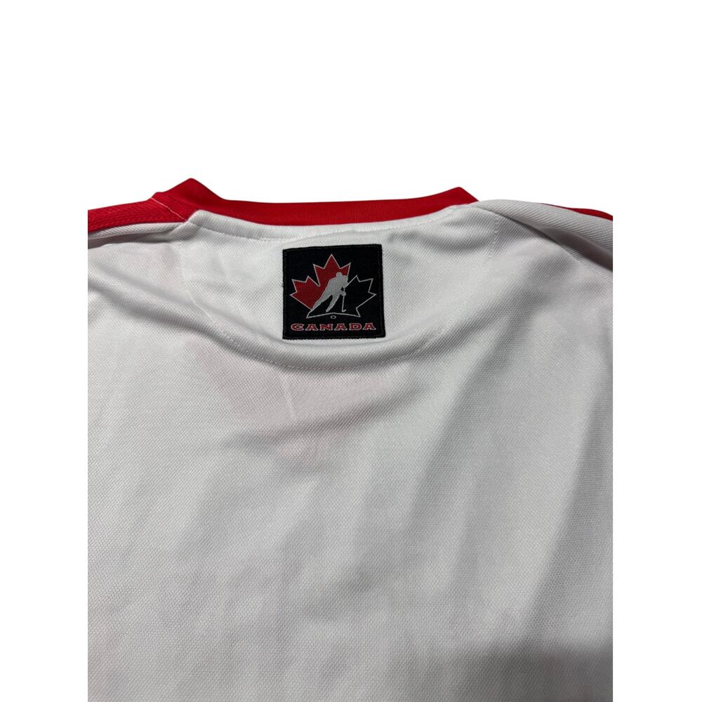 VTG Sogo Team Canada Ice Hockey Jersey Men's L White Red Original Embroidered - Picture 10 of 14